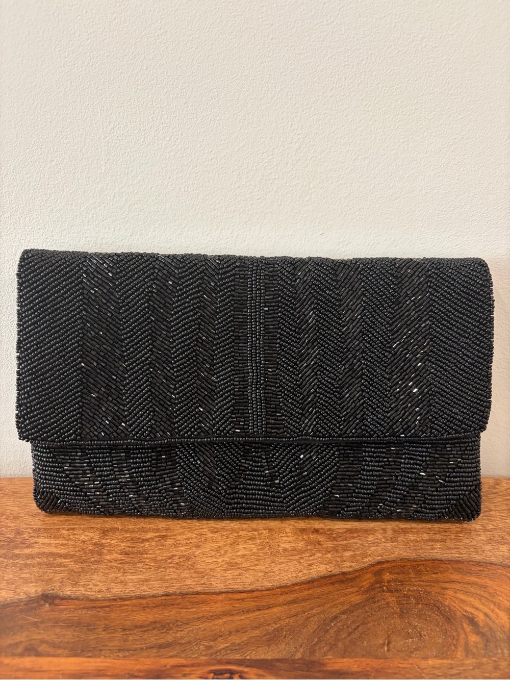 Lulus Black Beaded Clutch - Picture 5 of 10